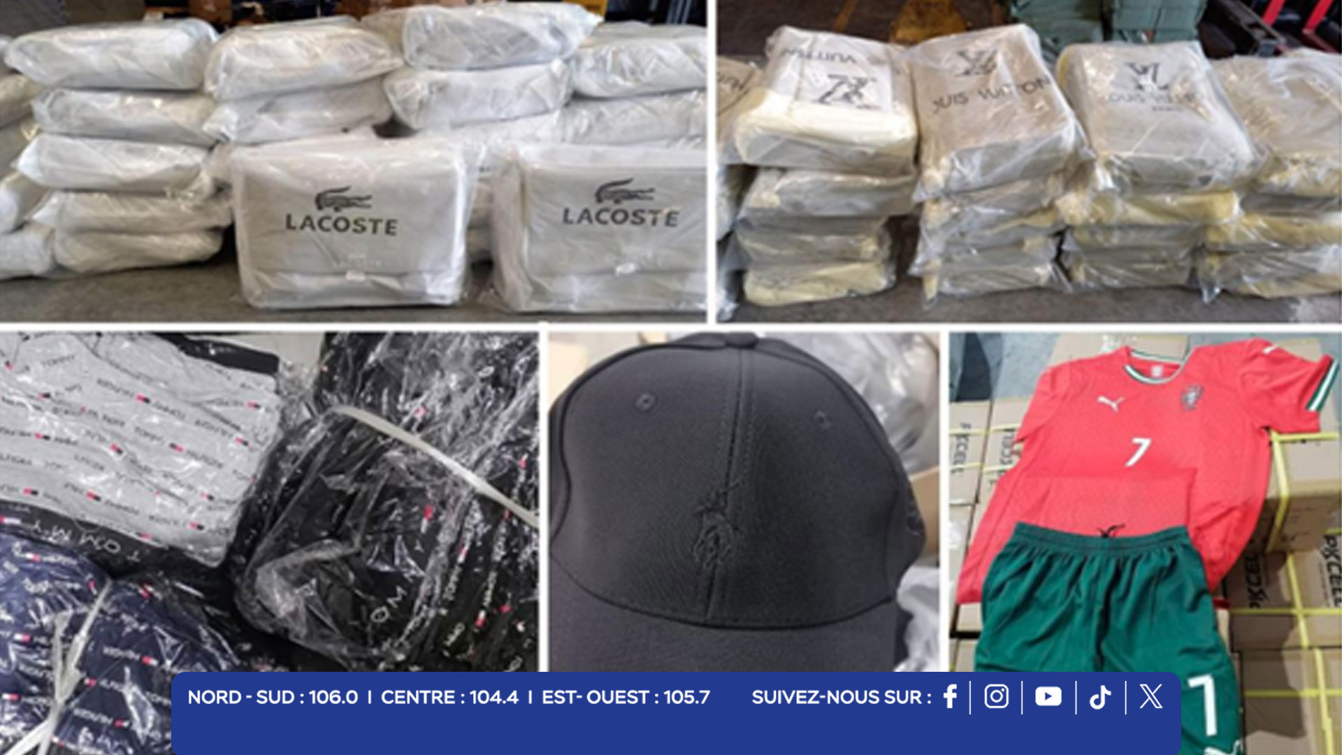 2 000 articles contrefaits saisis par la MRA