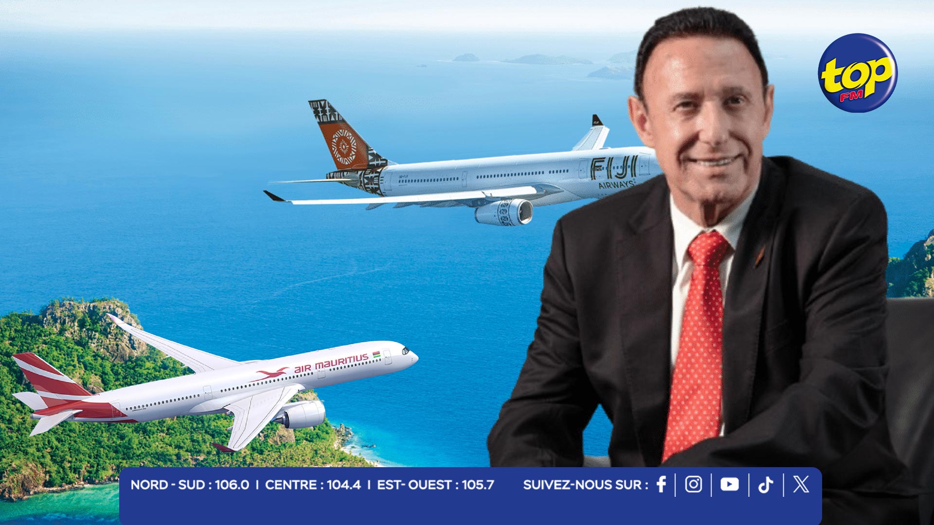 Air Mauritius et Fiji Airways