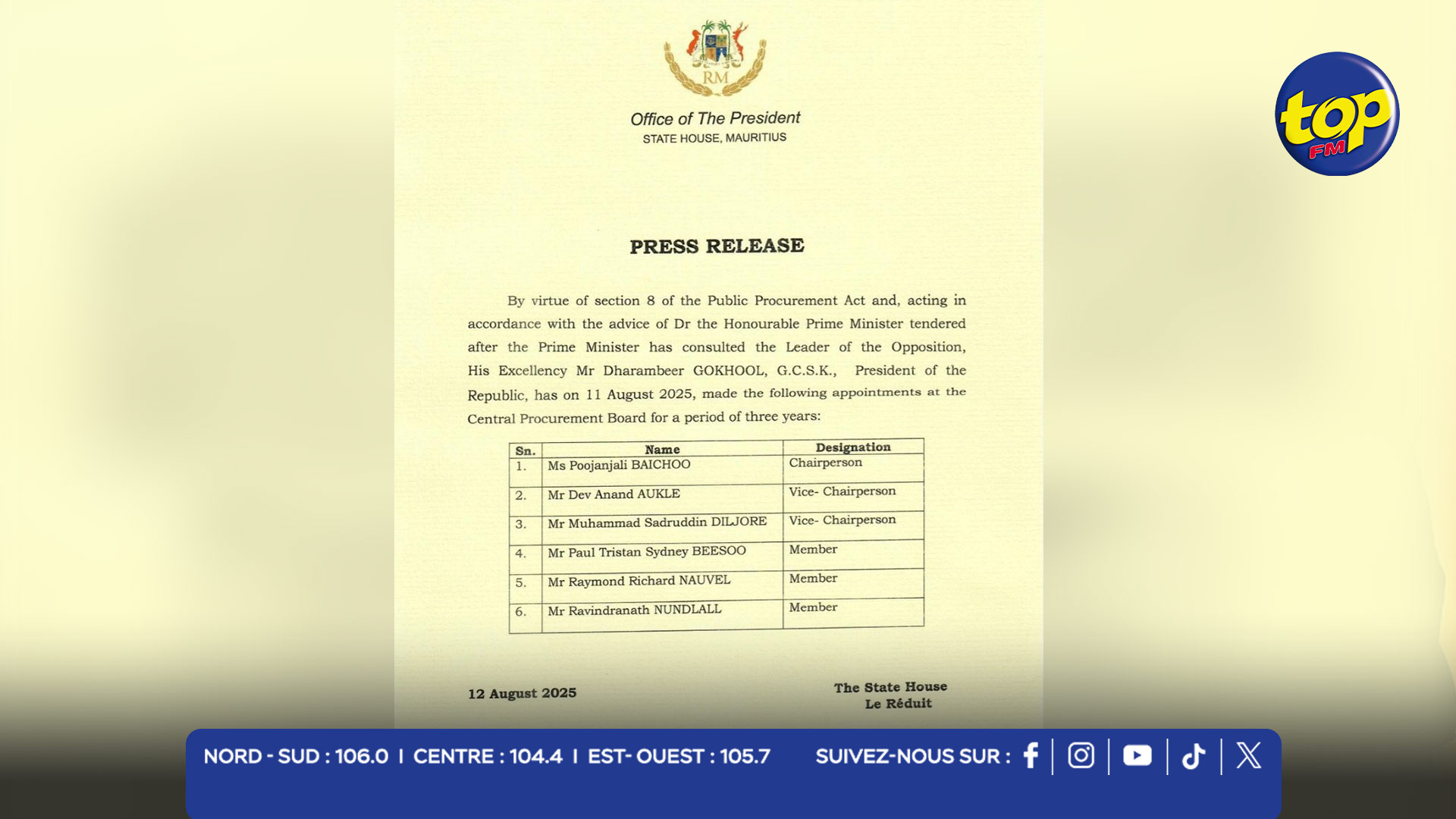 Central Procurement Board