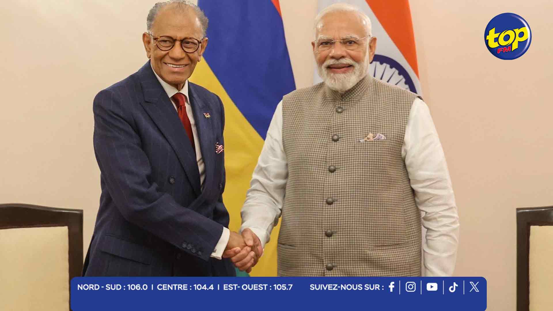 Navinchandra Ramgoolam &amp; Narendra Modi