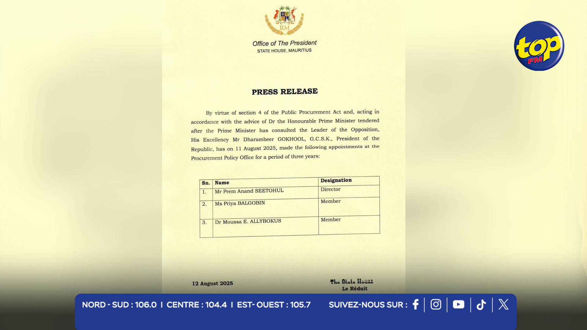 Procurement Policy Office