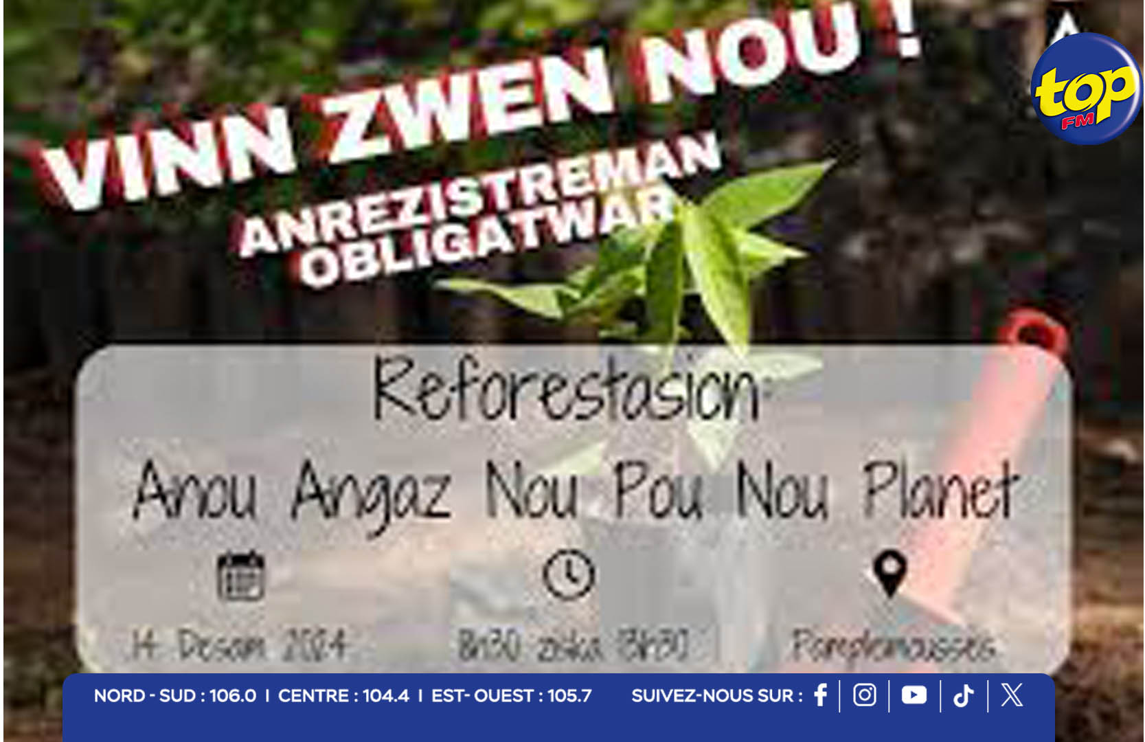 Face aux fléaux : KaroKaliptis accueille le coup d’envoi du projet « Anou Transform Nou Landrwa » Face aux fléaux : KaroKaliptis accueille le coup d’envoi du projet « Anou Transform Nou Landrwa »