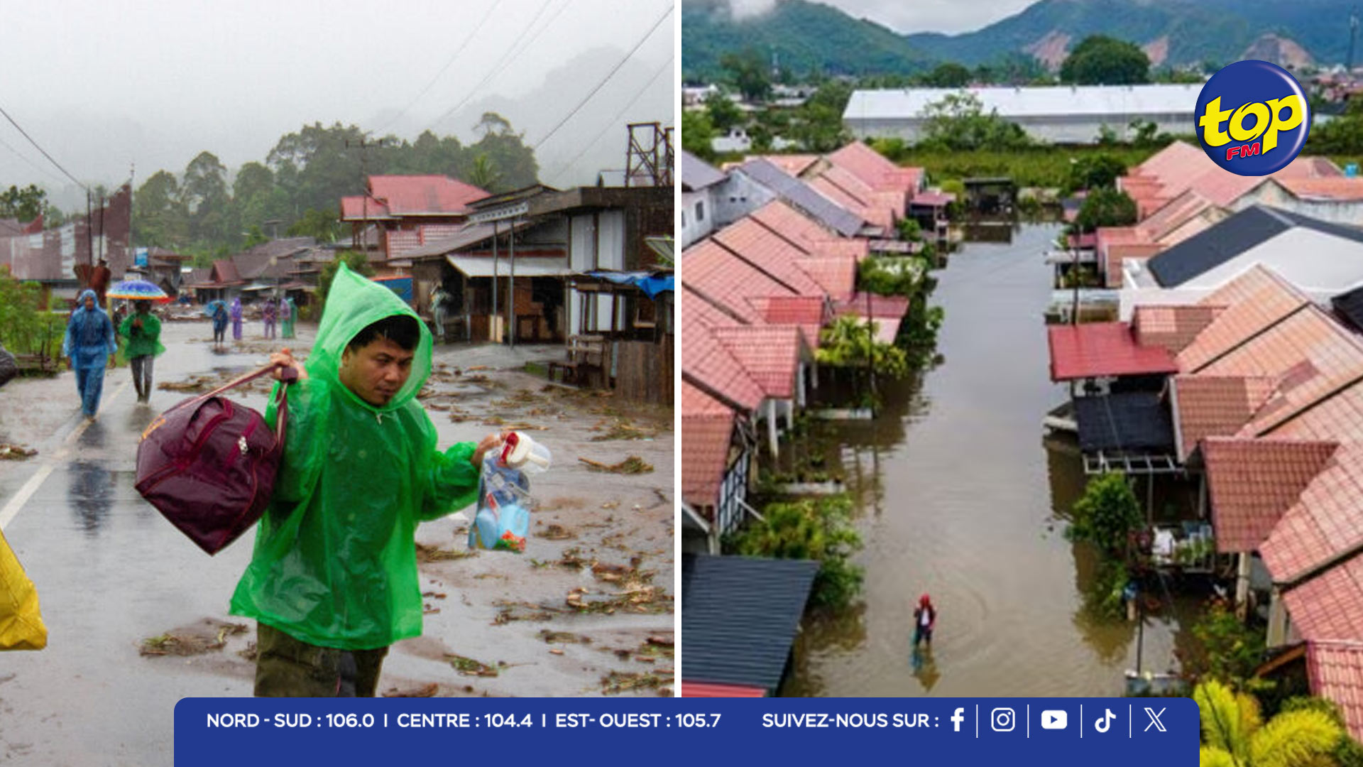 inondations à Sumatra