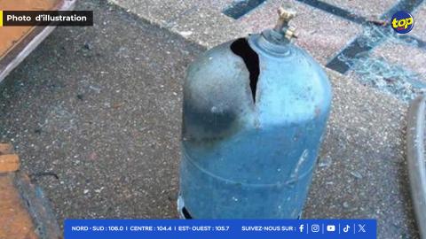Explosion d’une bonbonne de gaz