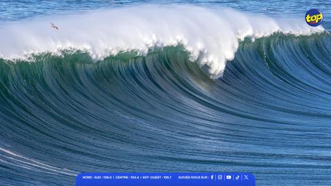 Un avis de fortes houles