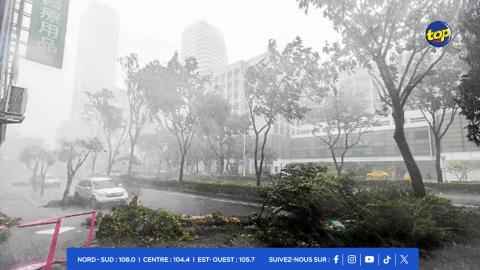 Le sud de Taïwan balayé par le typhon Krathon