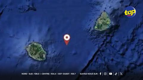 Séisme ressenti dans L’Ile de la Réunion