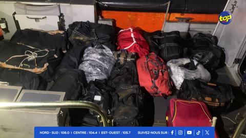 Saisie de 200 kg de cannabis en mer