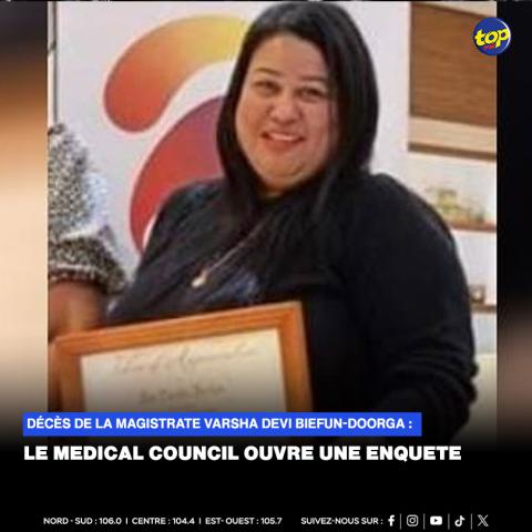 𝗗𝗲́𝗰𝗲̀𝘀 𝗱𝗲 𝗹𝗮 𝗺𝗮𝗴𝗶𝘀𝘁𝗿𝗮𝘁𝗲 𝗩𝗮𝗿𝘀𝗵𝗮 𝗗𝗲𝘃𝗶 𝗕𝗶𝗲𝗳𝘂𝗻-𝗗𝗼𝗼𝗿𝗴𝗮 :