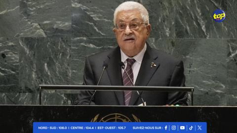 depuis la tribune de l'ONU, Mahmoud Abbas appelle à arrêter «d'envoyer des armes à Israël»